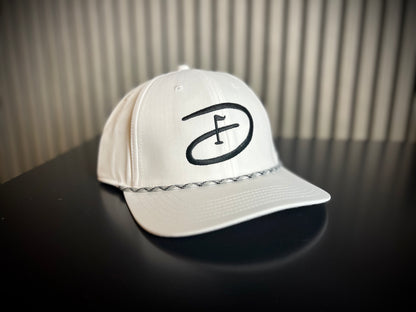 DHG Logo Cord Cap - White