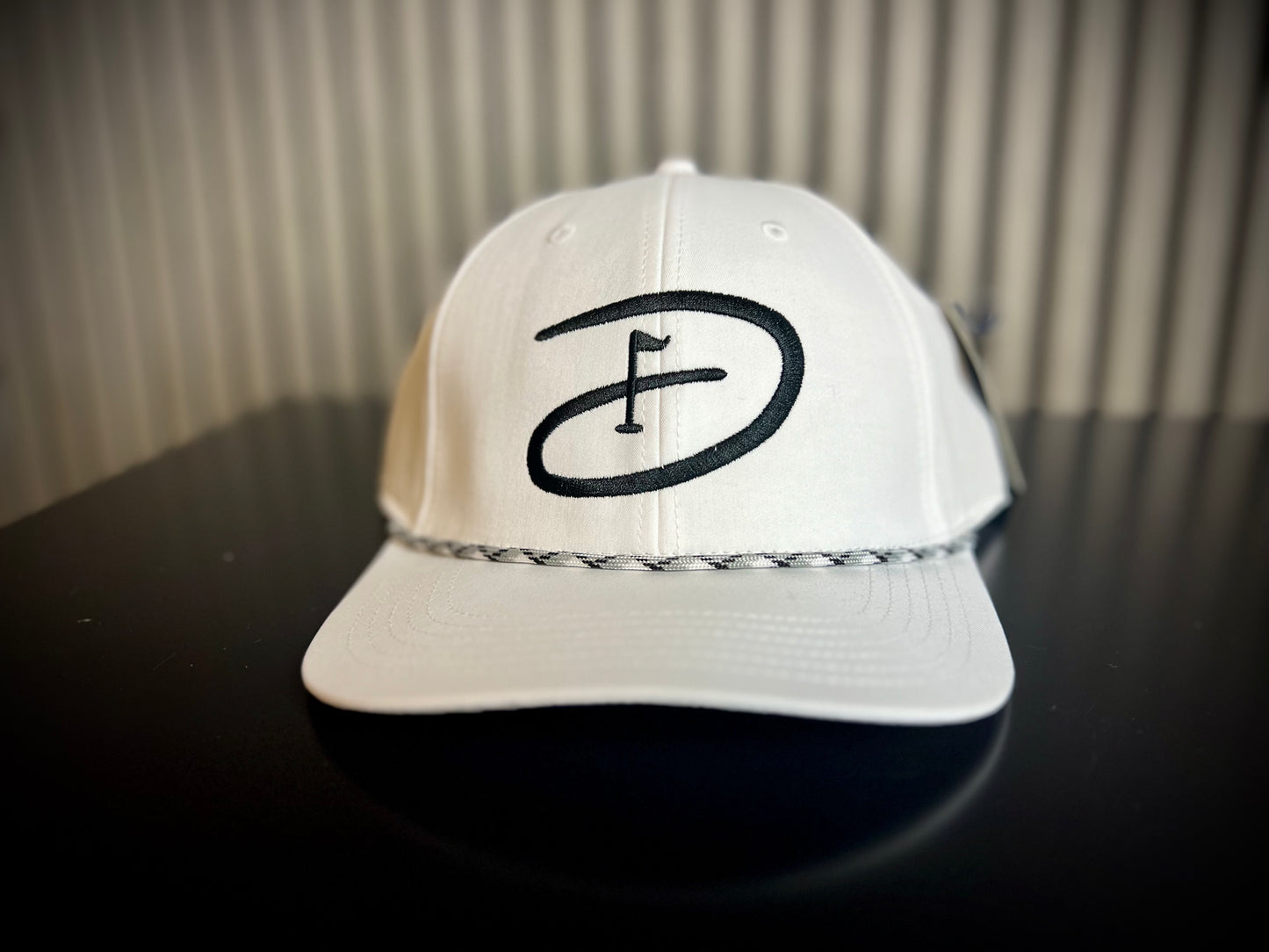 DHG Logo Cord Cap - White